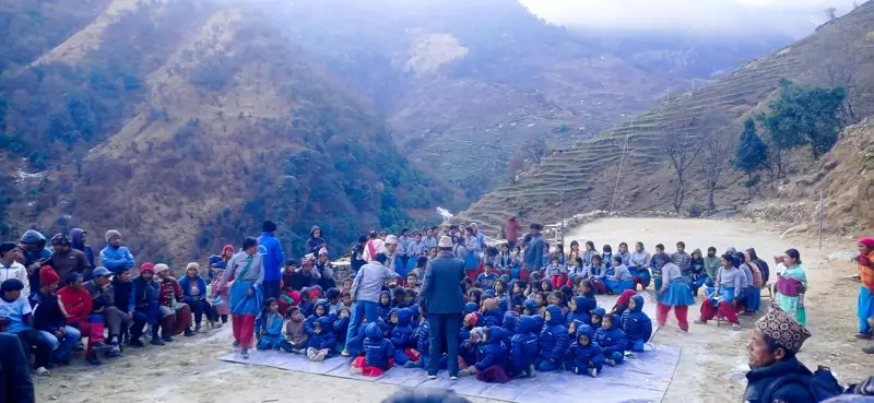 OFI cloth distribution program in rural Nepal — photo 5