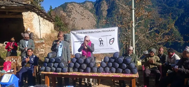 OFI cloth distribution program in rural Nepal — photo 1