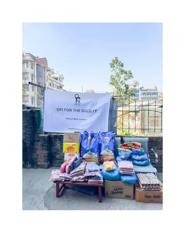 OFI old age home visit and donation — photo 1