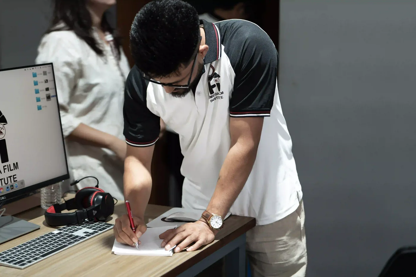 Batch 3 2026 class in session at Omega Film Institute, Lalitpur &mdash; photo 24