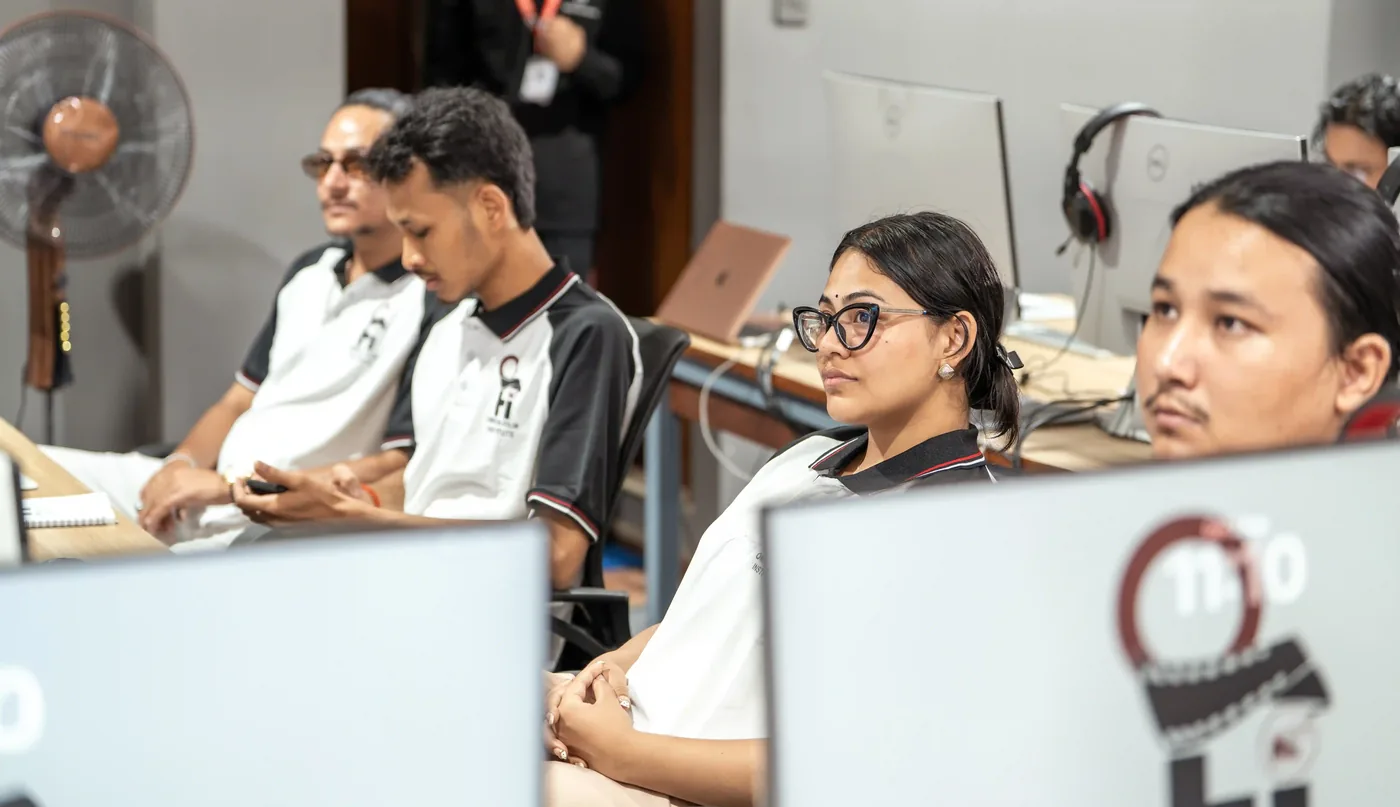 Batch 3 2026 class in session at Omega Film Institute, Lalitpur &mdash; photo 9