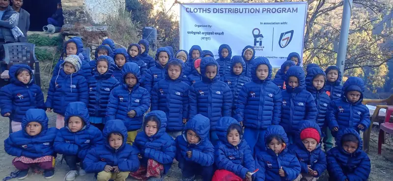 OFI cloth distribution program in rural Nepal — photo 3