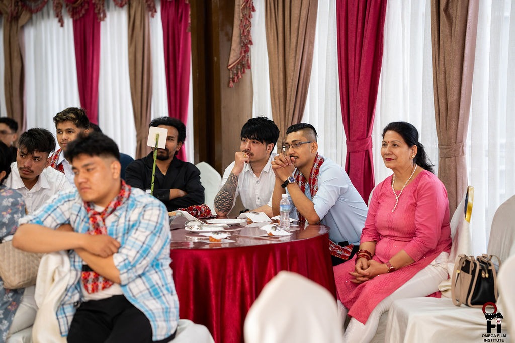 Graduation ceremony at Omega Film Institute Nepal